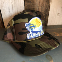 Hermosa Beach FIESTA Trucker Hat - Full Camouflage