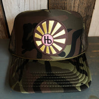 Hermosa Beach SUNBEAMS Trucker Hat - Full Camouflage