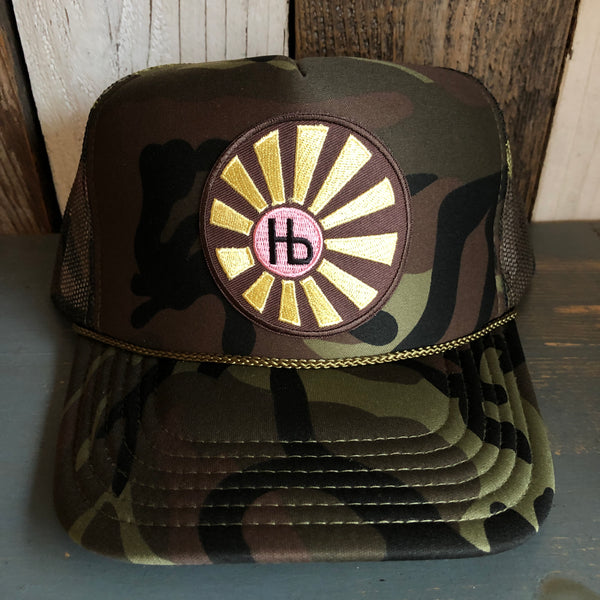 Hermosa Beach SUNBEAMS Trucker Hat - Full Camouflage