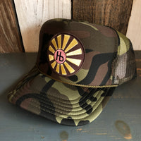 Hermosa Beach SUNBEAMS Trucker Hat - Full Camouflage