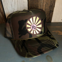 Hermosa Beach SUNBEAMS Trucker Hat - Full Camouflage