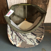 Hermosa Beach FIESTA Trucker Hat - CAMOUFLAGE Khaki/Brown/Light Olive Green/White