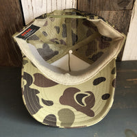 Hermosa Beach WELCOME SIGN Trucker Hat - CAMOUFLAGE Green/Light Loden/Green