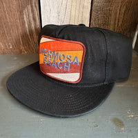 Hermosa Beach GOLF CARTS & YOGA PANTS 5 Panel Low Profile Style Dad Hat - Black