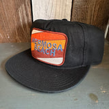 Hermosa Beach GOLF CARTS & YOGA PANTS 5 Panel Low Profile Style Dad Hat - Black