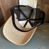 WILDERNESS TREE - 6 Panel Mesh Trucker Hat - Black/Coyote Brown