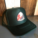 PACIFIC CREST TRAIL High Crown Trucker Hat - Dark Green