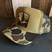 REDWOOD NATIONAL & STATE PARKS Trucker Hat - CAMOUFLAGE Green/Light Loden/Green