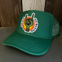 SO FAR :: SO BUENO High Crown Trucker Hat - Kelly Green
