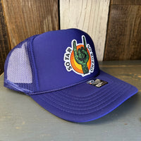 SO FAR :: SO BUENO High Crown Trucker Hat - Purple