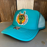SO FAR :: SO BUENO High Crown Trucker Hat - Jade Green