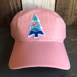 WILDERNESS TREE 6 Panel Low Profile Dad Hat - Pink