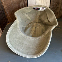 Hermosa Beach CLASSIC LOGO MINI 6 Panel "OTTO FLEX" 6 Panel Low Profile Dad Hat - Khaki