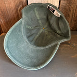 Hermosa Beach CLASSIC LOGO MINI 6 Panel "OTTO FLEX" 6 Panel Low Profile Dad Hat - Dark Green