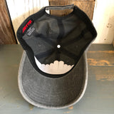 LIVE WILD AND FREE - 6 Panel Low Profile Style Dad Hat with Velcro Closure - Charcoal Grey
