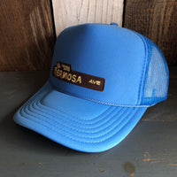 Hermosa Beach HERMOSA AVE High Crown Trucker Hat - Col. Blue