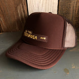 Hermosa Beach HERMOSA AVE High Crown Trucker Hat - Brown
