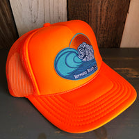 Hermosa Beach TUBULAR Trucker Hat - Neon Orange