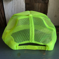 Hermosa Beach TUBULAR Trucker Hat - Neon Yellow