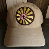 Hermosa Beach SUNBEAMS 6 Panel Low Profile Dad Hat - Khaki Brown