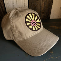 Hermosa Beach SUNBEAMS 6 Panel Low Profile Dad Hat - Khaki Brown