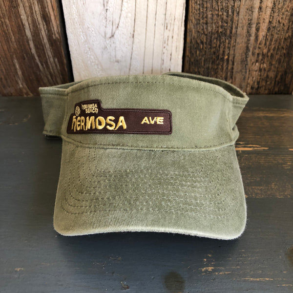 Hermosa Beach HERMOSA AVE "FLEX" Sun Visor - Olive Green
