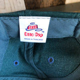 Hermosa Beach WELCOME SIGN - 6 Panel Low Profile Baseball Cap with Adjustable Strap with Press Buckle - Dark Green/Navy