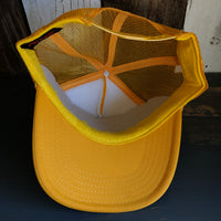 Hermosa Beach SUNBEAMS Trucker Hat - Gold