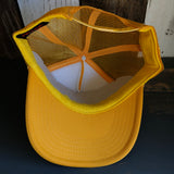 Hermosa Beach SUNBEAMS Trucker Hat - Gold