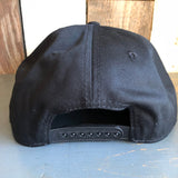 Hermosa Beach THE NEW STYLE Black Panel/Hawaiian Pattern Visor - 6 Panel Mid Profile Snapback Hat - A ‘o ia