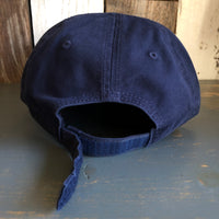 Hermosa Beach HIGH HEAT - 5 Panel Low Profile Style Dad Hat with Velcro Closure - Navy