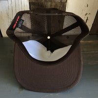 Rocky Mountain National Park Premium Cork Trucker Hat (Brown)