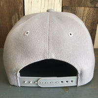Hermosa Beach SHOREFRONT 6 Panel Mid Profile Baseball Cap - Grey