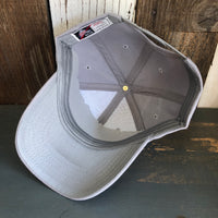 Hermosa Beach LIFEGUARD TOWER 6 Panel Mid Profile Baseball Cap - Grey