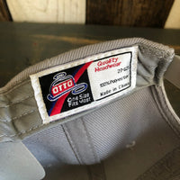 SURF HERMOSA :: OPEN DAILY 6 Panel Mid Profile Baseball Cap - Grey