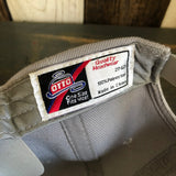 SURF HERMOSA :: OPEN DAILY 6 Panel Mid Profile Baseball Cap - Grey