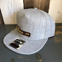 Hermosa Beach HERMOSA AVE Premium 5-Panel Mid Profile Snapback Hat - Grey