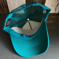 Hermosa Beach HERMOSA AVE High Crown Trucker Hat - Jade Green