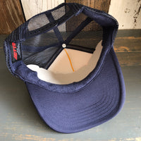 Hermosa Beach FIESTA Trucker Hat - Navy/Gold/Navy