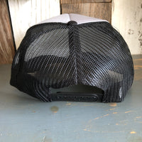 Hermosa Beach CLASSIC LOGO Trucker Hat - Black/Grey/Black