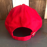Hermosa Beach MUY HERMOSA 6 Panel Low Profile Style Dad Hat - Red