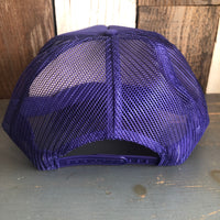 Hermosa Beach SUNBEAMS High Crown Trucker Hat - Purple