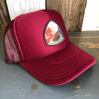 PACIFIC CREST TRAIL Trucker Hat - Maroon