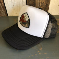 PACIFIC CREST TRAIL Trucker Hat - Black/White/Black