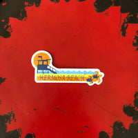 Hermosa Beach Sticker - GOLDEN HOUR