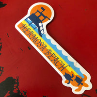 Hermosa Beach Sticker - GOLDEN HOUR