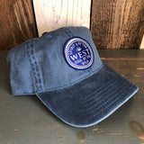 SPIRIT OF THE WEST - SOUL OF THE WILD - 6 Panel Low Profile Style Dad Hat with Velcro Closure - Faded Navy
