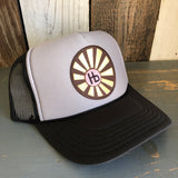 Hermosa Beach SUNBEAMS Trucker Hat - Black/Grey/Black