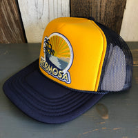 Hermosa Beach FIESTA Trucker Hat - Navy/Gold/Navy