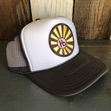 Hermosa Beach SUNBEAMS Trucker Hat - Charcoal Grey/White/Charcoal Grey